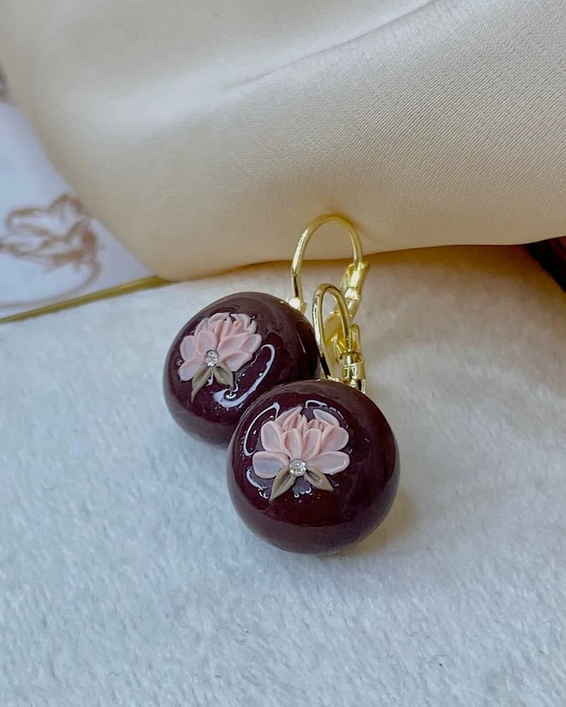 Серьги «Осенний поцелуй»