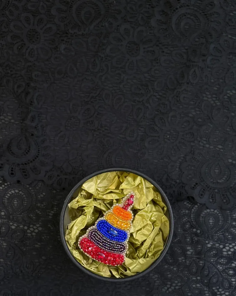 Брошь «Пирамидка»