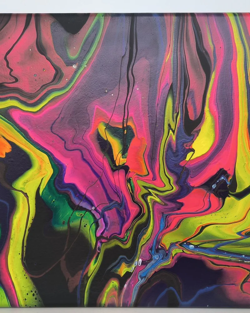 Картина жидким акрилом (fluid art) 40х50 см