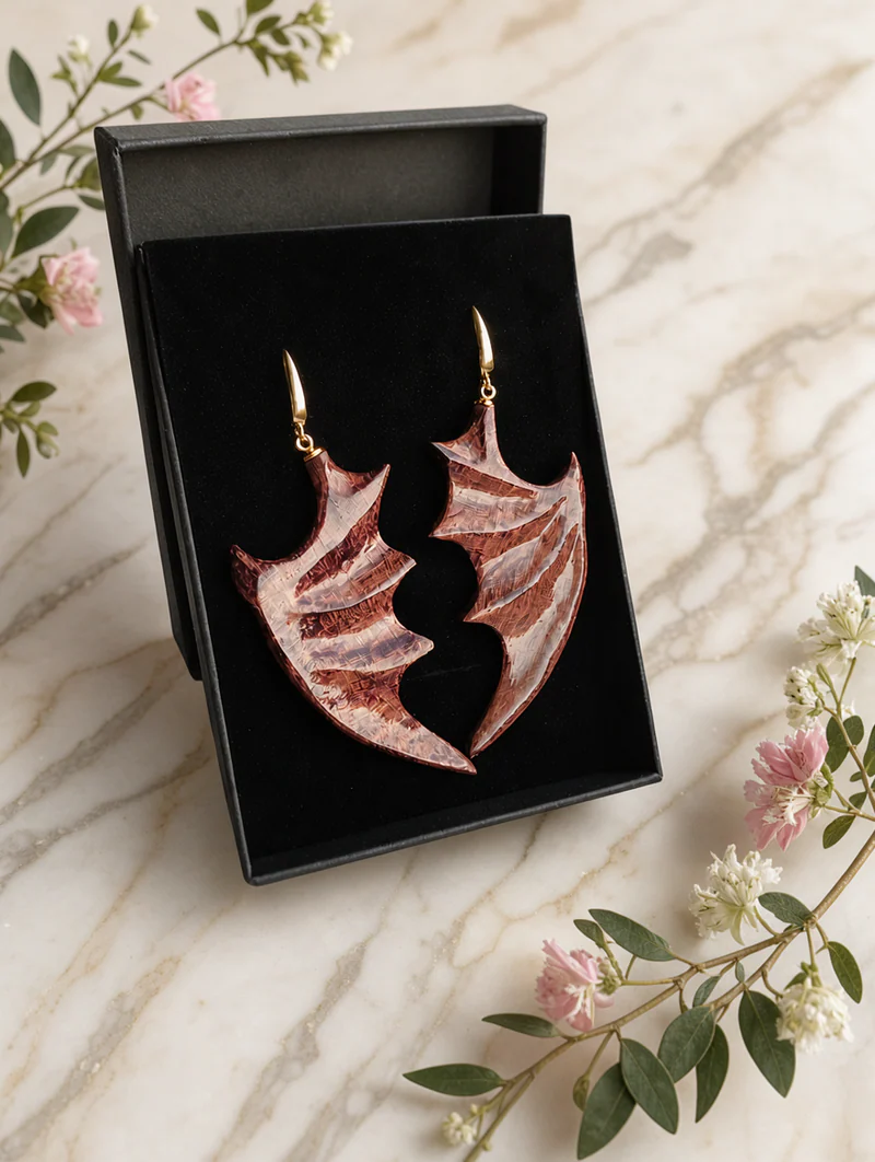 Серьги из Амаранта