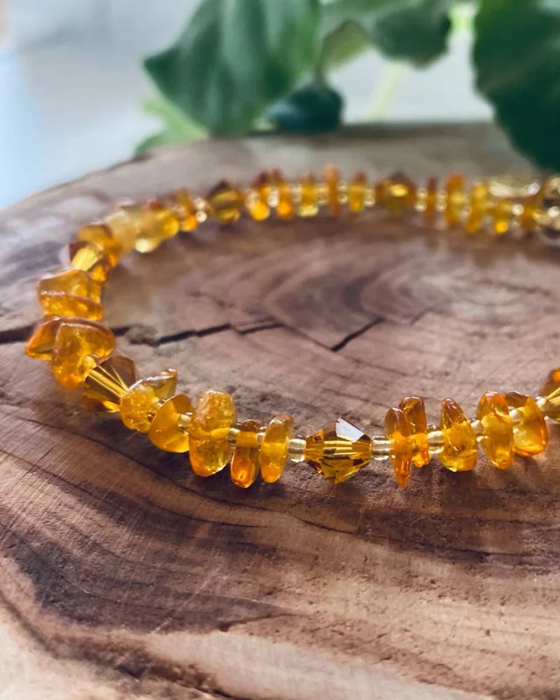 Браслет с балтийским янтарем — Янтарь