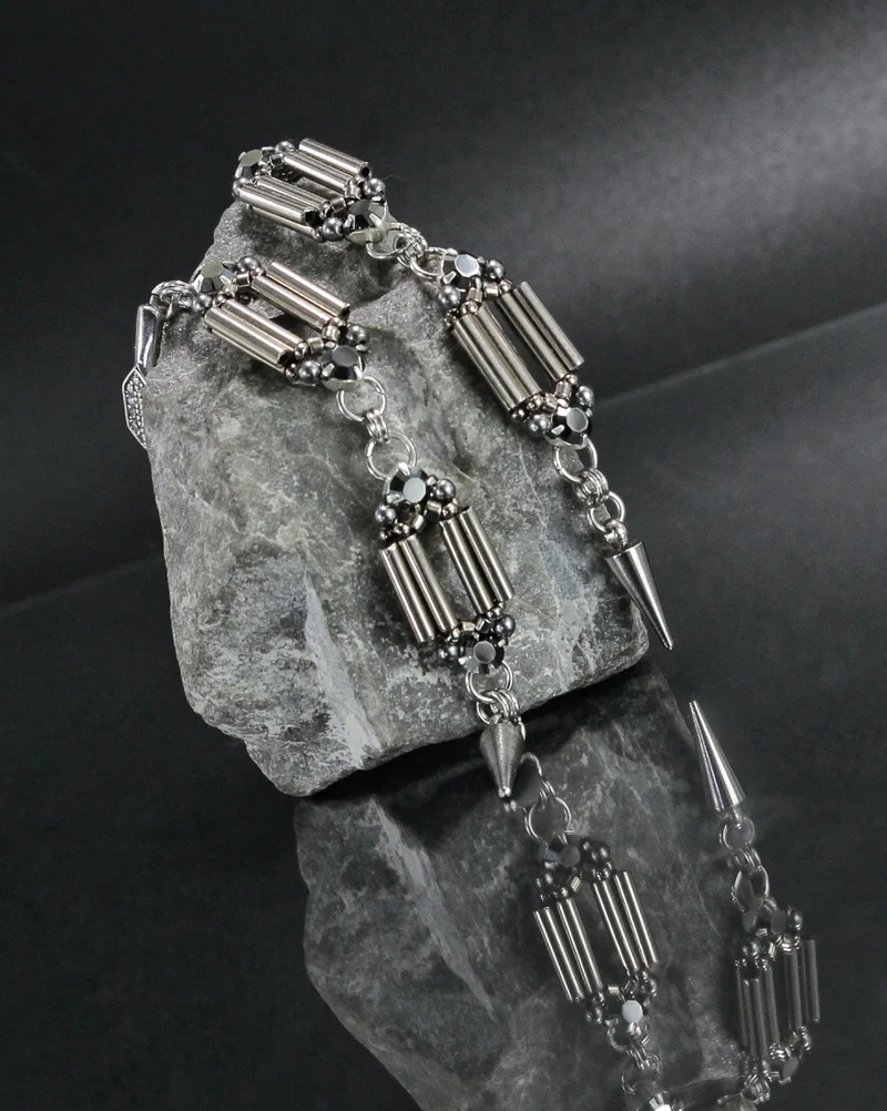 Серьги "Industrial" — серебряные — Основной