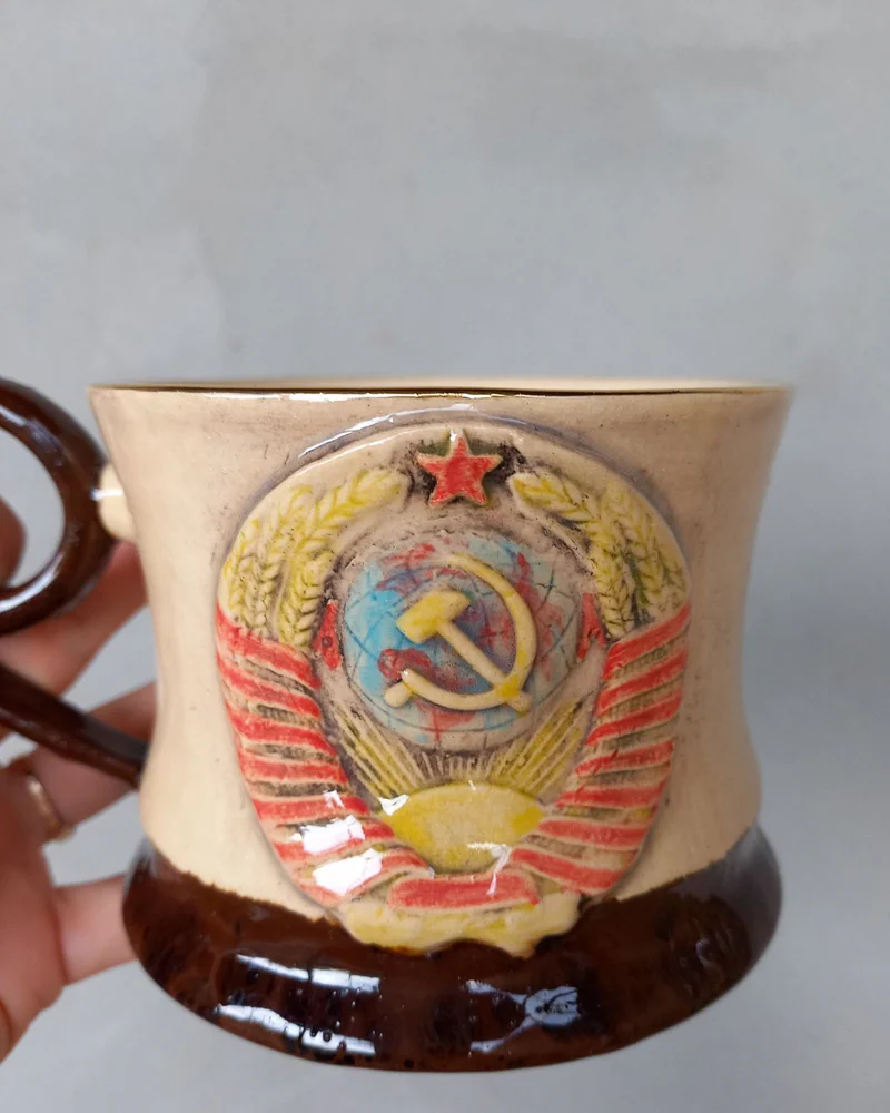 Кружка «СССР» в стиле сталинского ампира