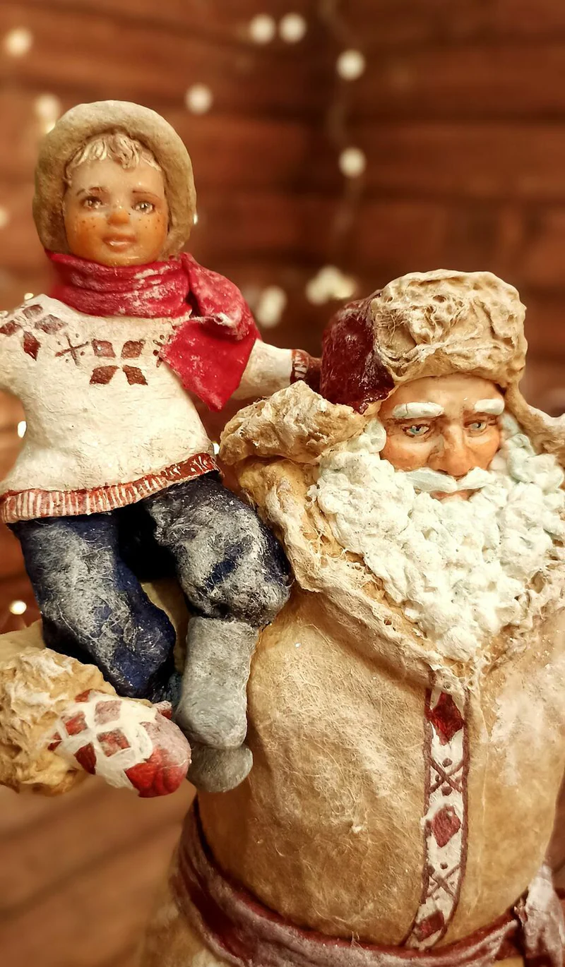 Дед Мороз и мальчик-Январчик