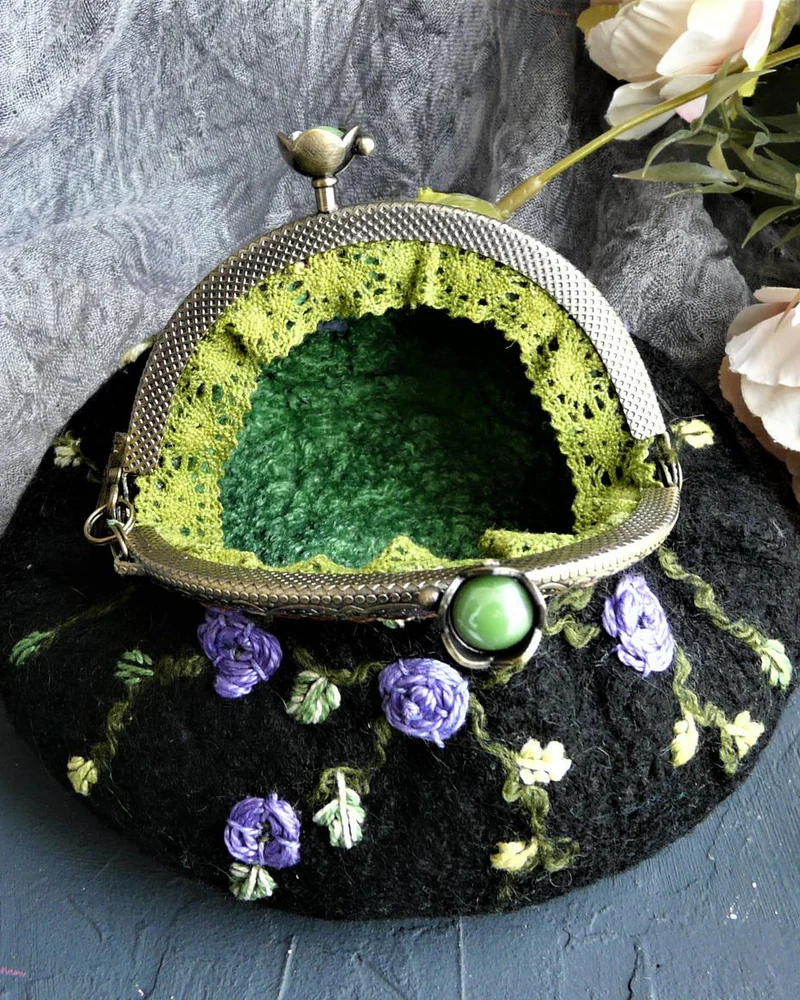 Маленький кошелек женский. Кошелек монетница