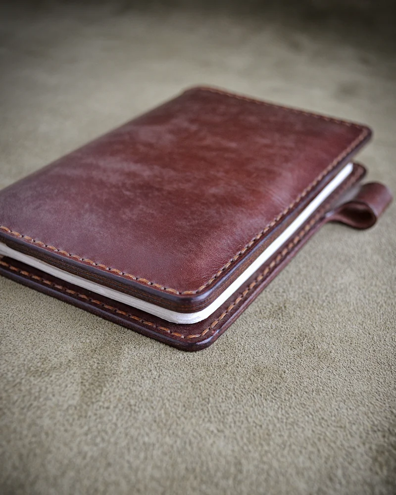 Блокнот кожаный pocket — Коричневый
