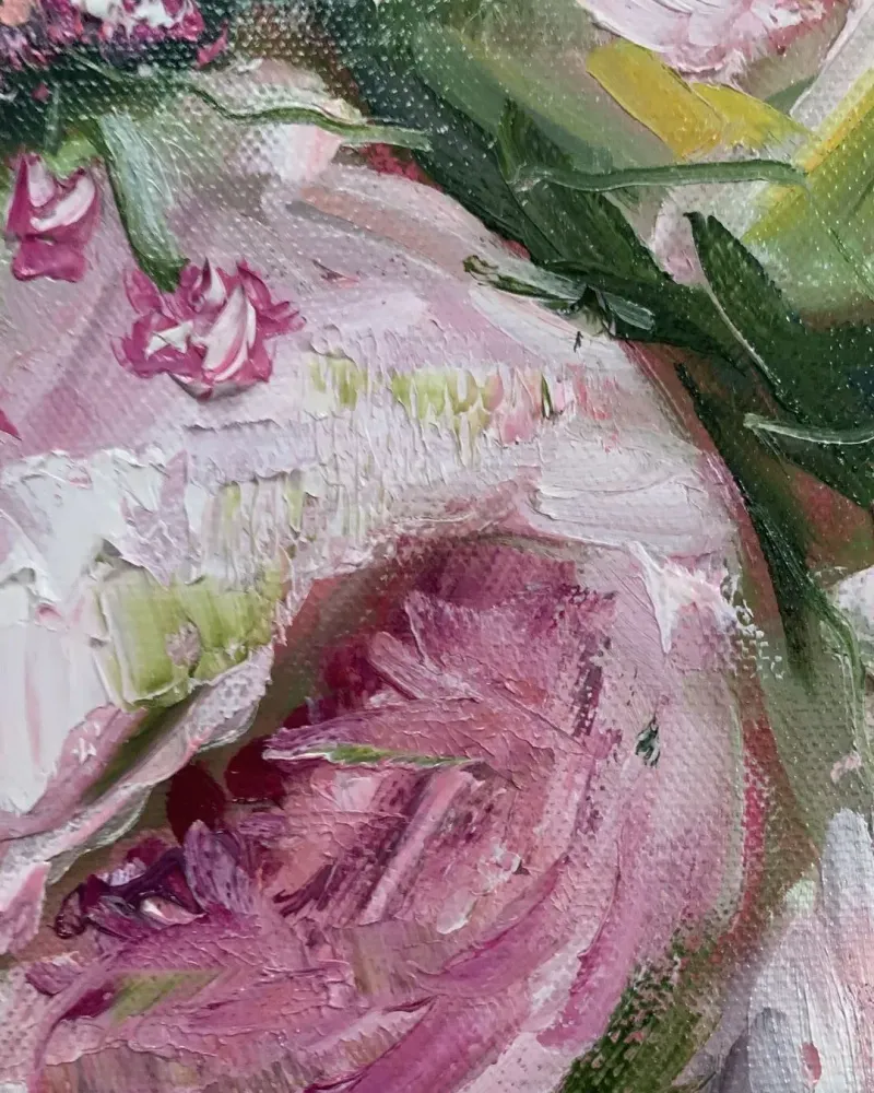 Цветы. Картина маслом 30×40 см — 30×40 см