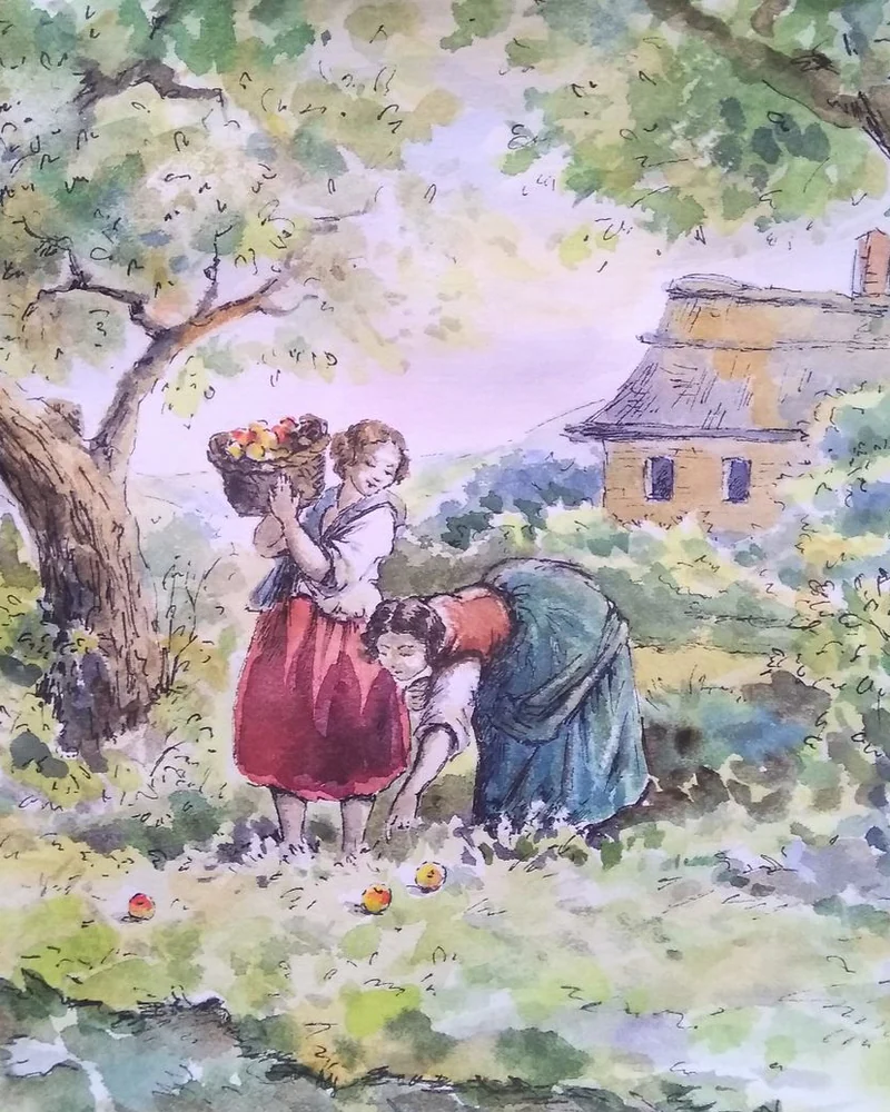 Пейзажи по рисункам старых голландских художников