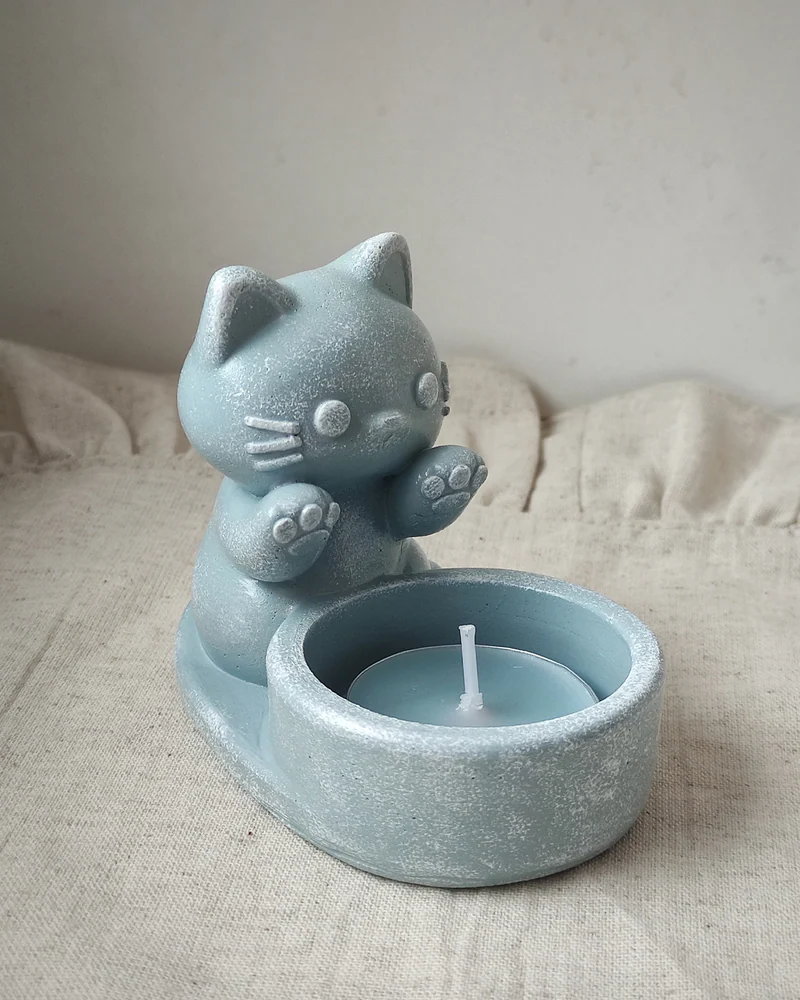 Подсвечник Котик