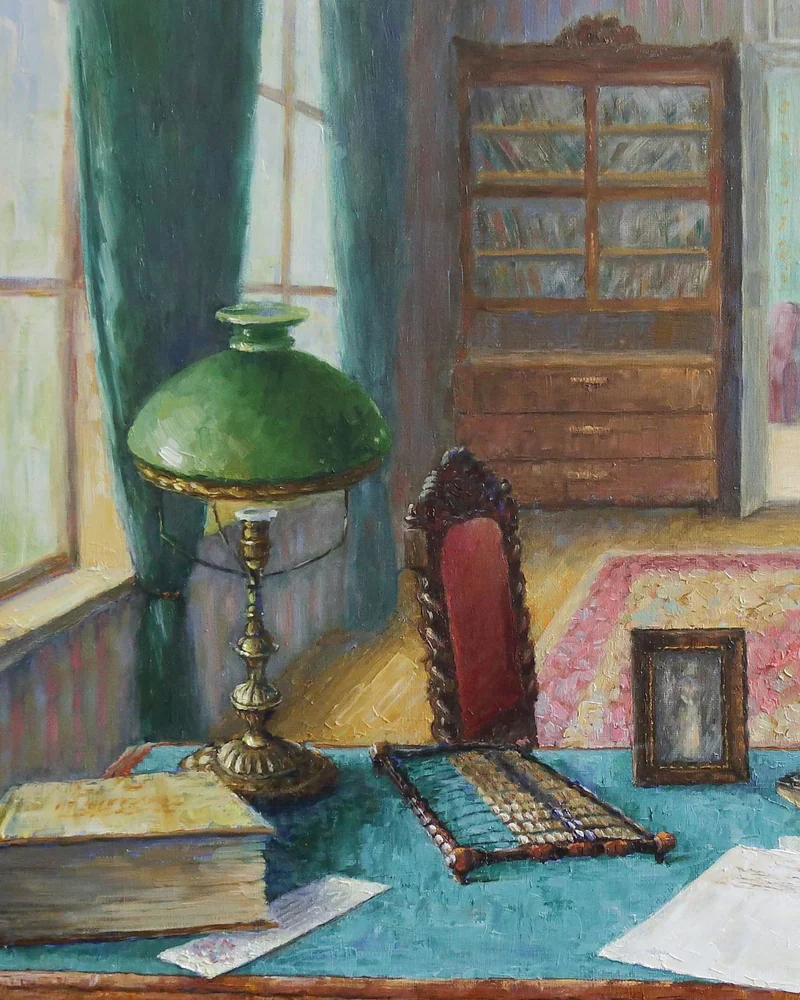 Кабинет. Холст, масло, 70х70 см