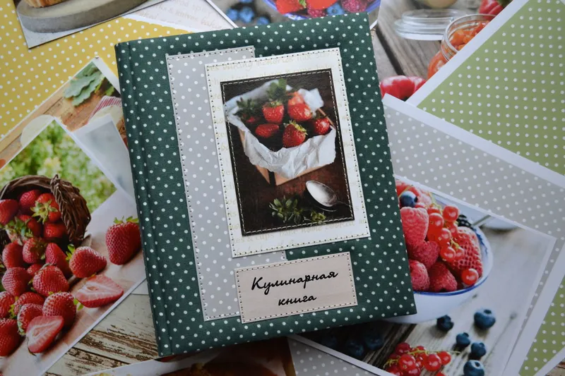 Кулинарная книга для рецептов на кольцах 13×16 см