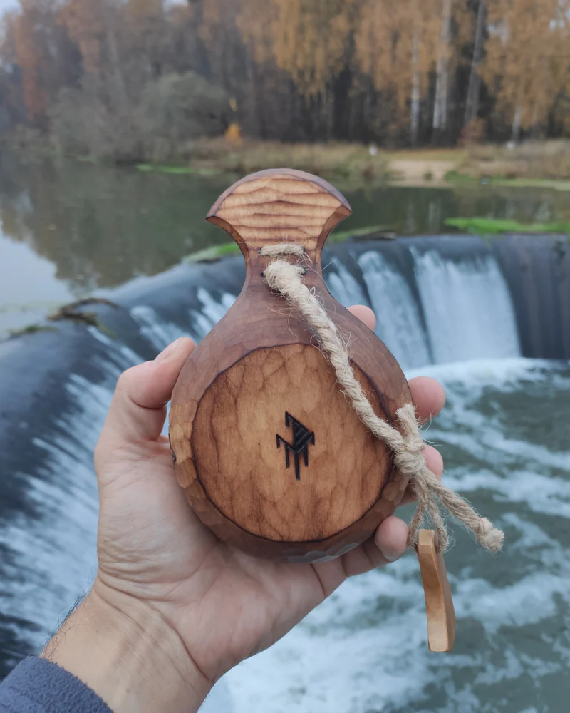 Кукса из липы Ратник, чаша, ковш из дерева.