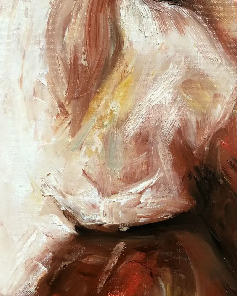 Двое. Картина маслом 40×50 см — 40×50 см