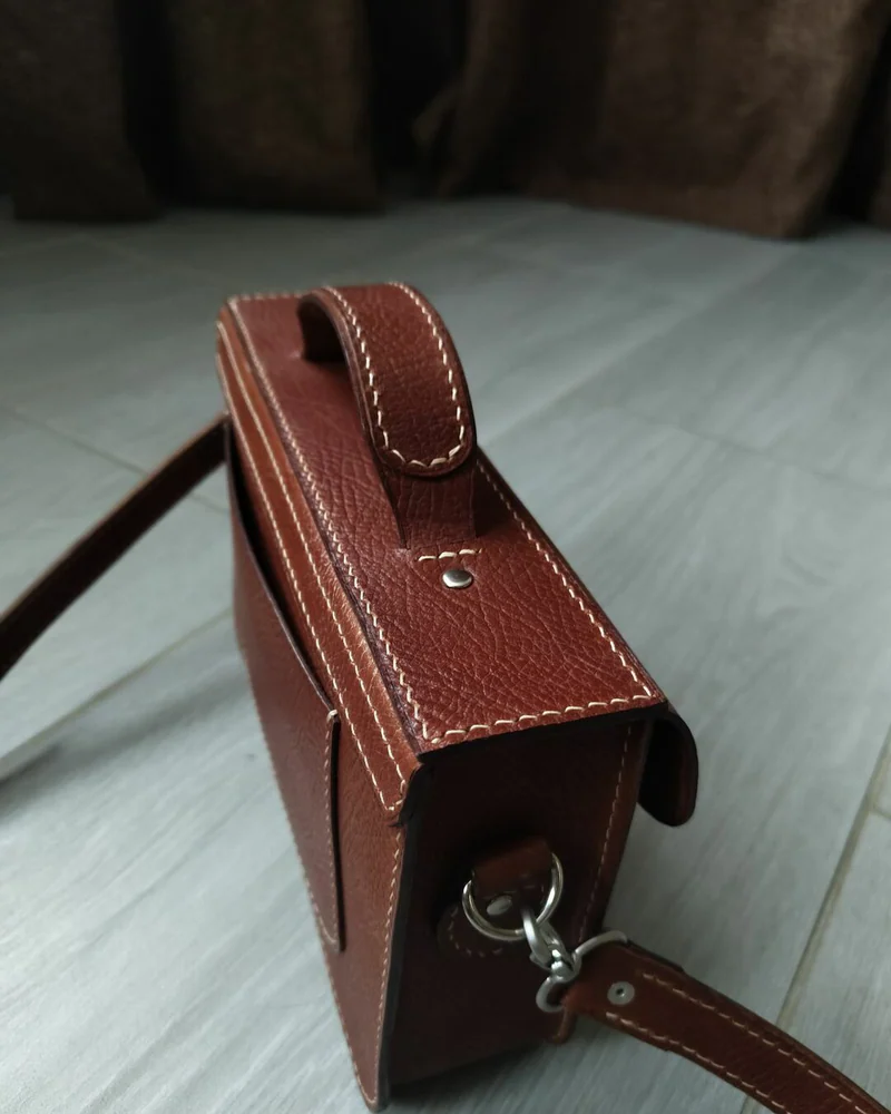 Классическая сумка Satchel bag — коричневый