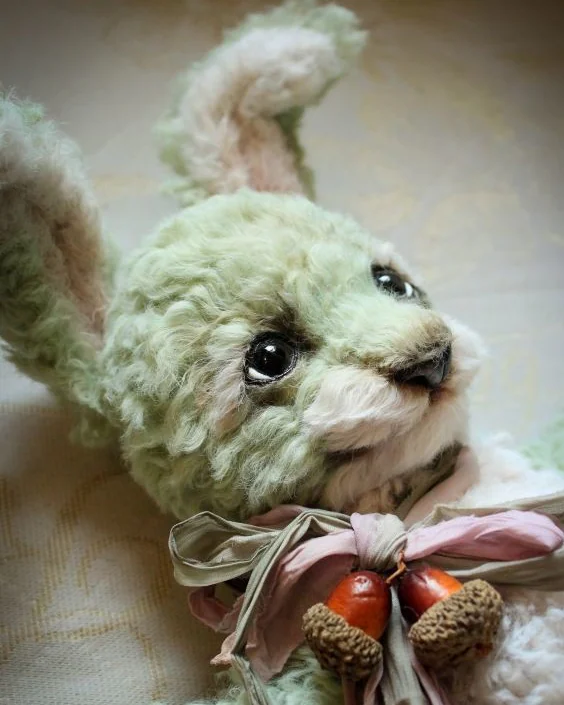 Кролик Оливер (зелёный)