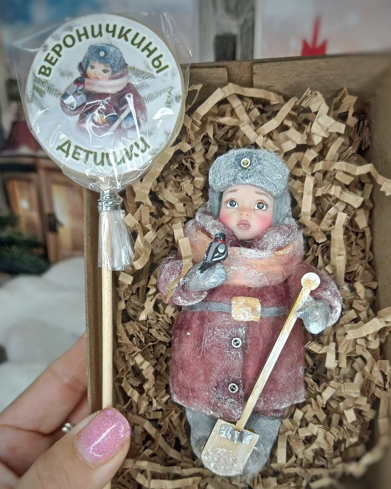 Ватная игрушка "Снегирёв"