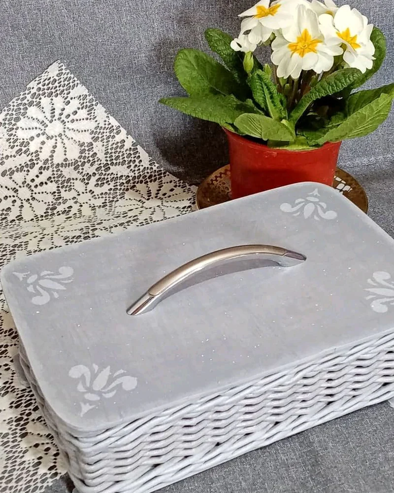 Шкатулка для украшений. Шкатулка плетёная