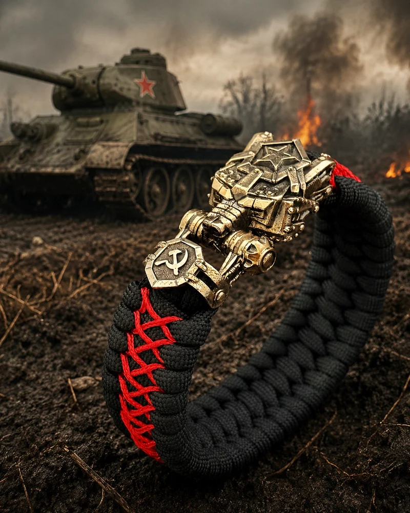 Браслет из паракорда Бронемедведь
