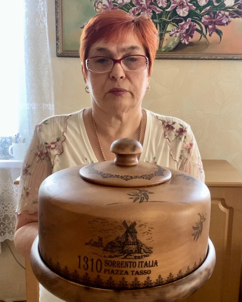 Хлебница/блинница клош «Долина мельниц» — Основной