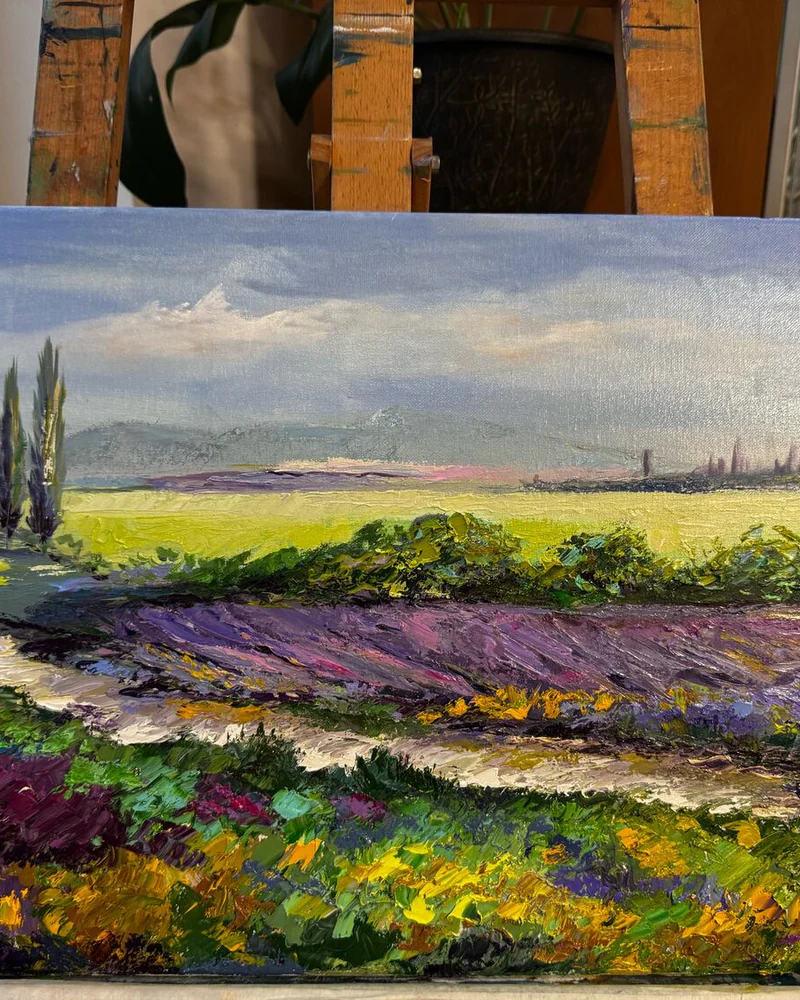 Картина маслом «Южный пейзаж» 40×60 см — Оригинал