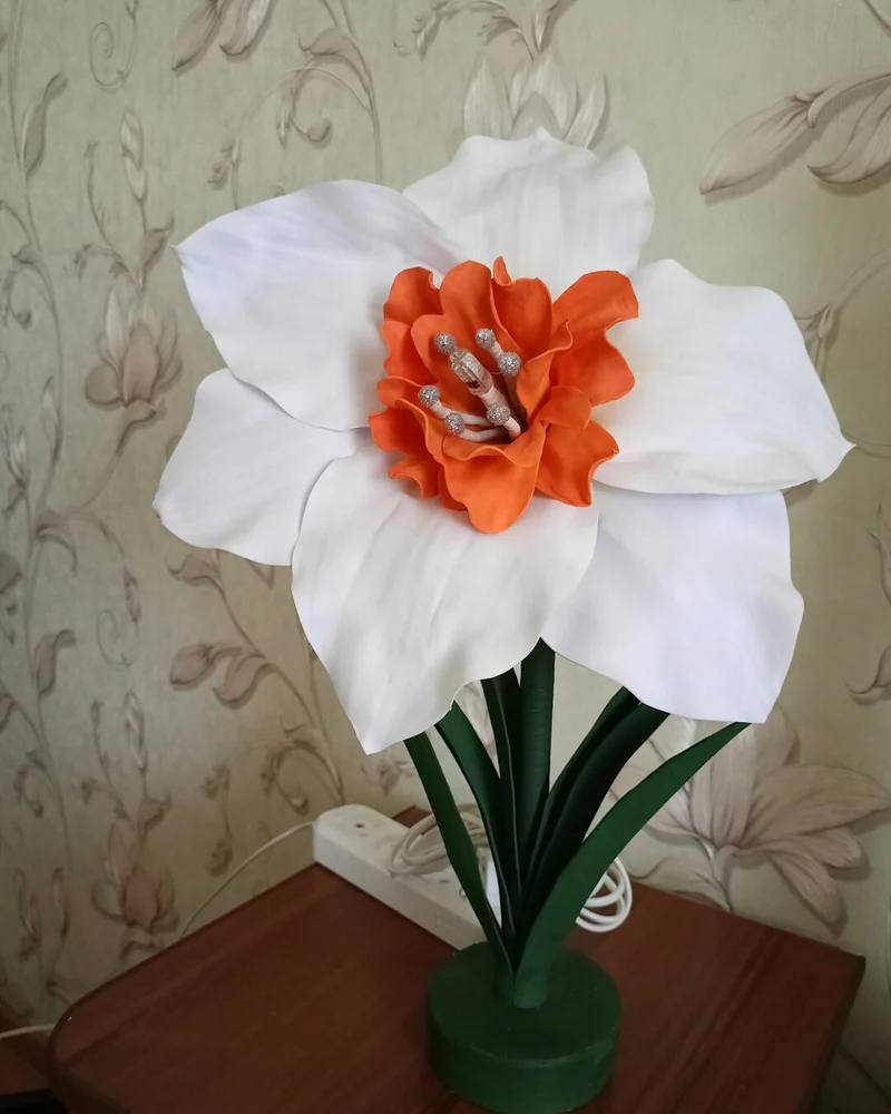 Светильник НАРЦИСС ВЕСЕННИЙ из фоамирана