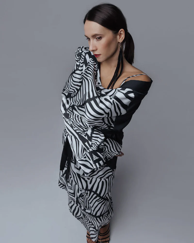 Жакет и комбинация из шёлка