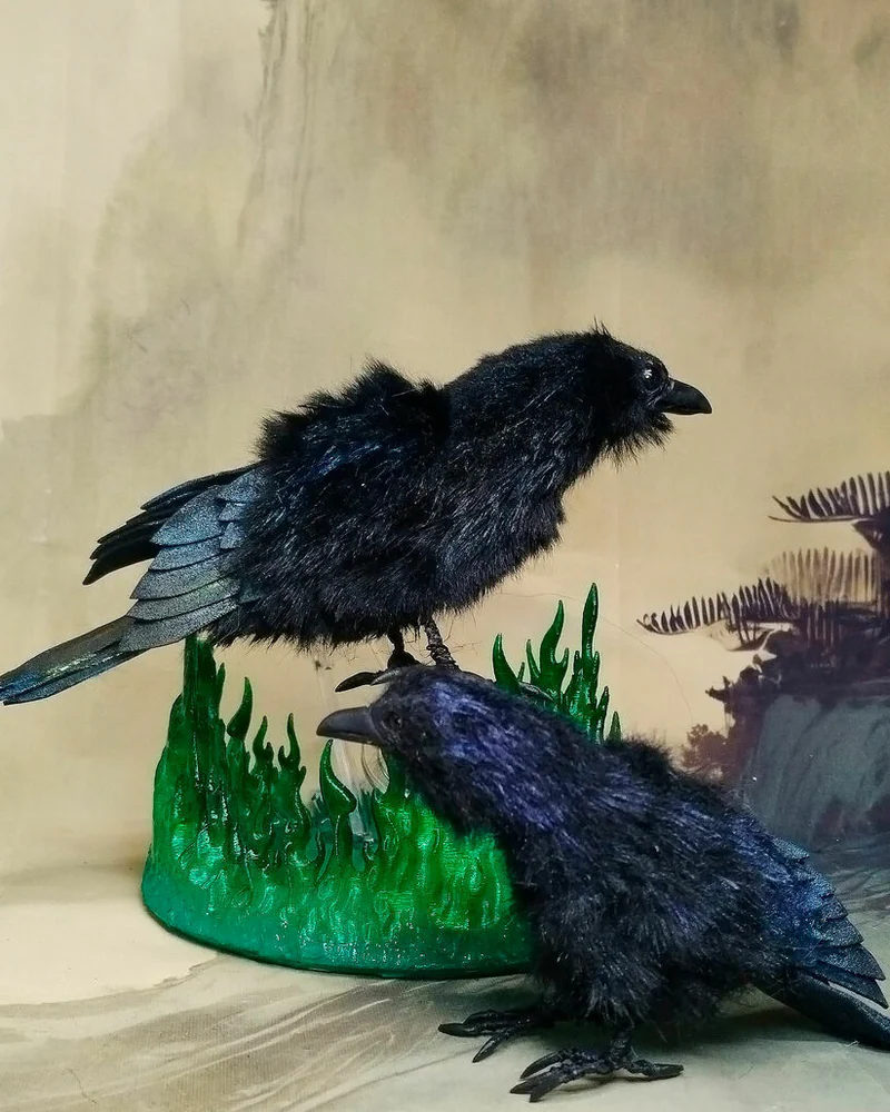 Ворон чёрный, миниатюра 1:6 и 1:4 — Ворон чёрный, миниатюра 1:6 и 1:4