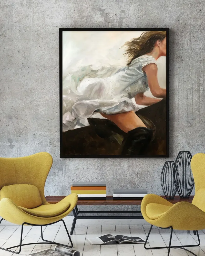 Наездница. Картина маслом 50×60 см — 50×60 см