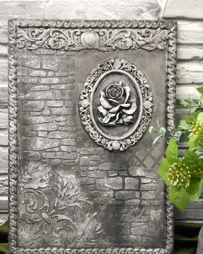 Композиция «Старинный замок» — Серебристый — Серебристый
