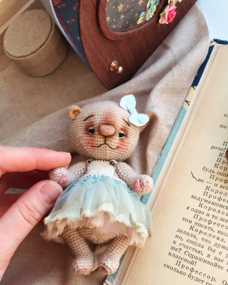 Мишка тедди, 15 см — 15 см