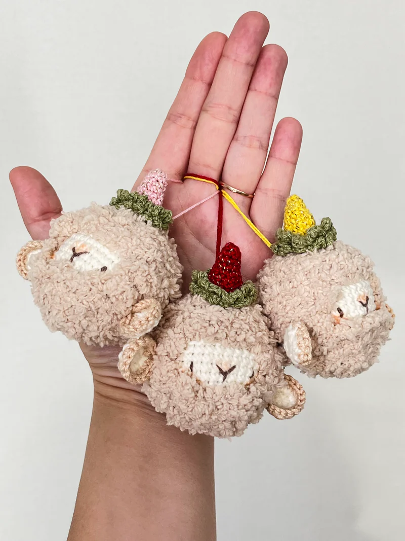 Ёлочная игрушка Овечка, новогодний подарок