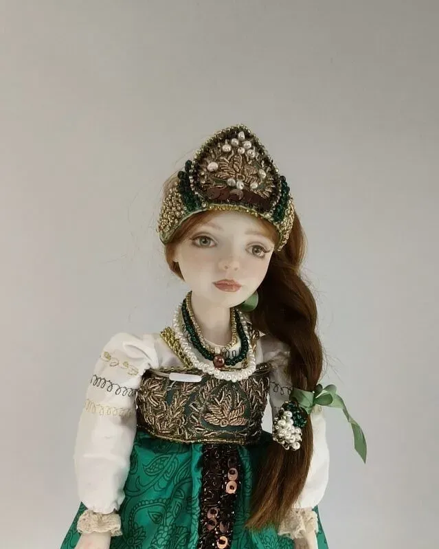 Кукла фарфоровая будуарная «Макошь», 34 см