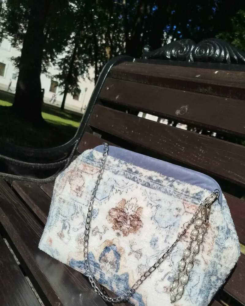 Сумка ТРЕНД из ковра (пельмешка)