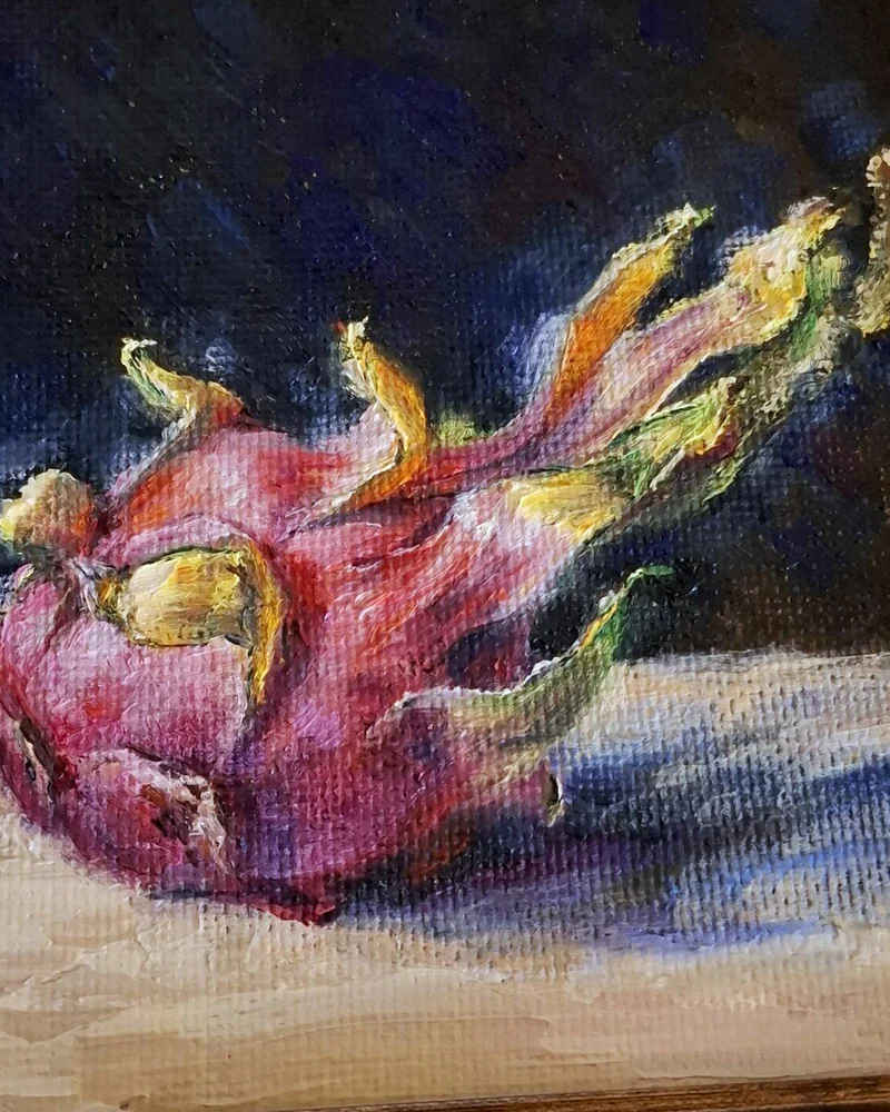 Питахайя. Картина маслом