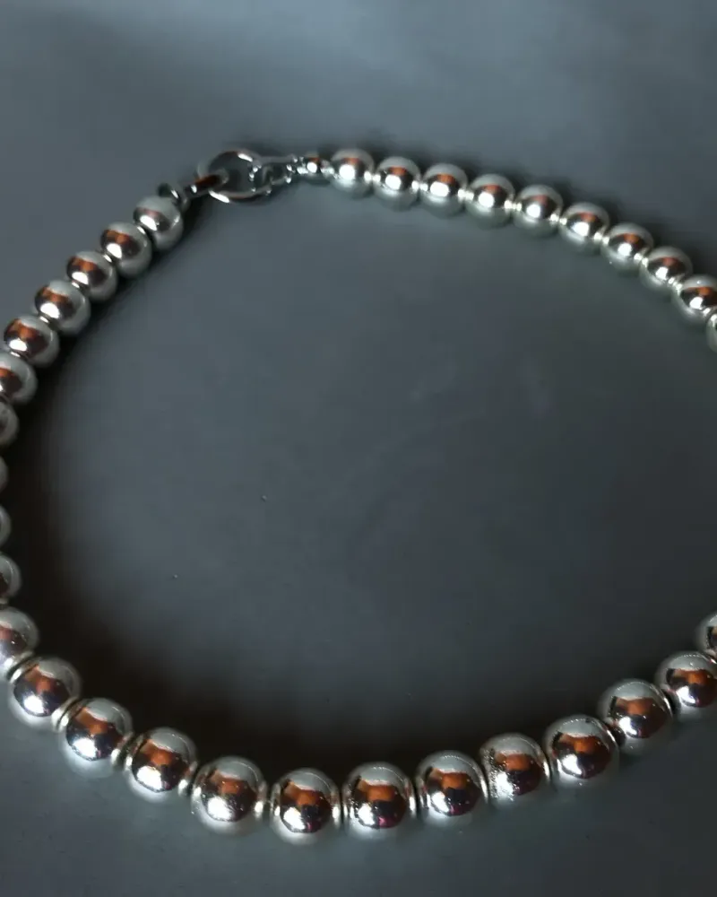 Серебряное колье