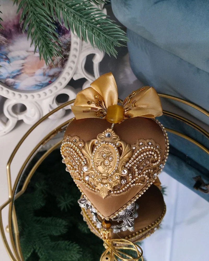 Ёлочная игрушка "Сердце"