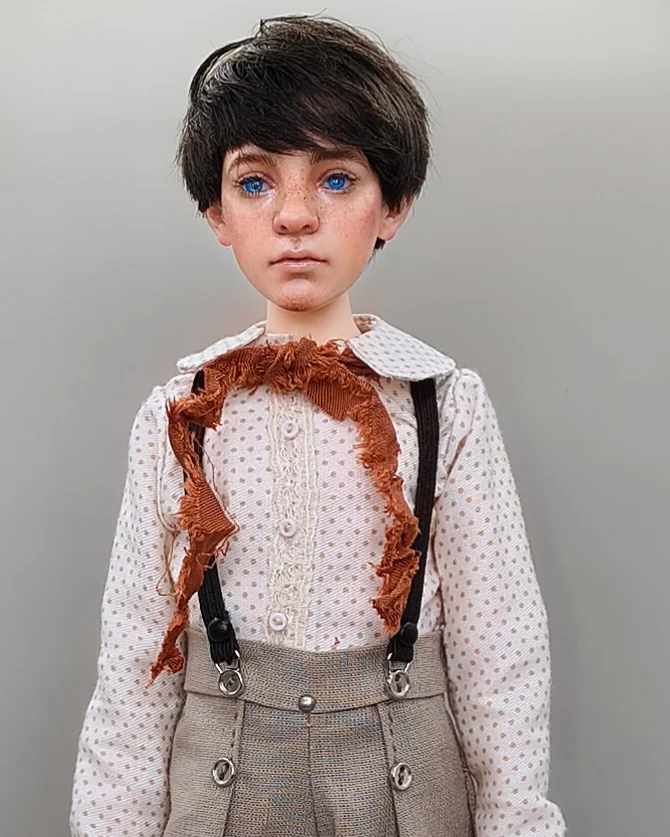 Толя - авторская шарнирная BJD кукла — Tolya BJD artdoll