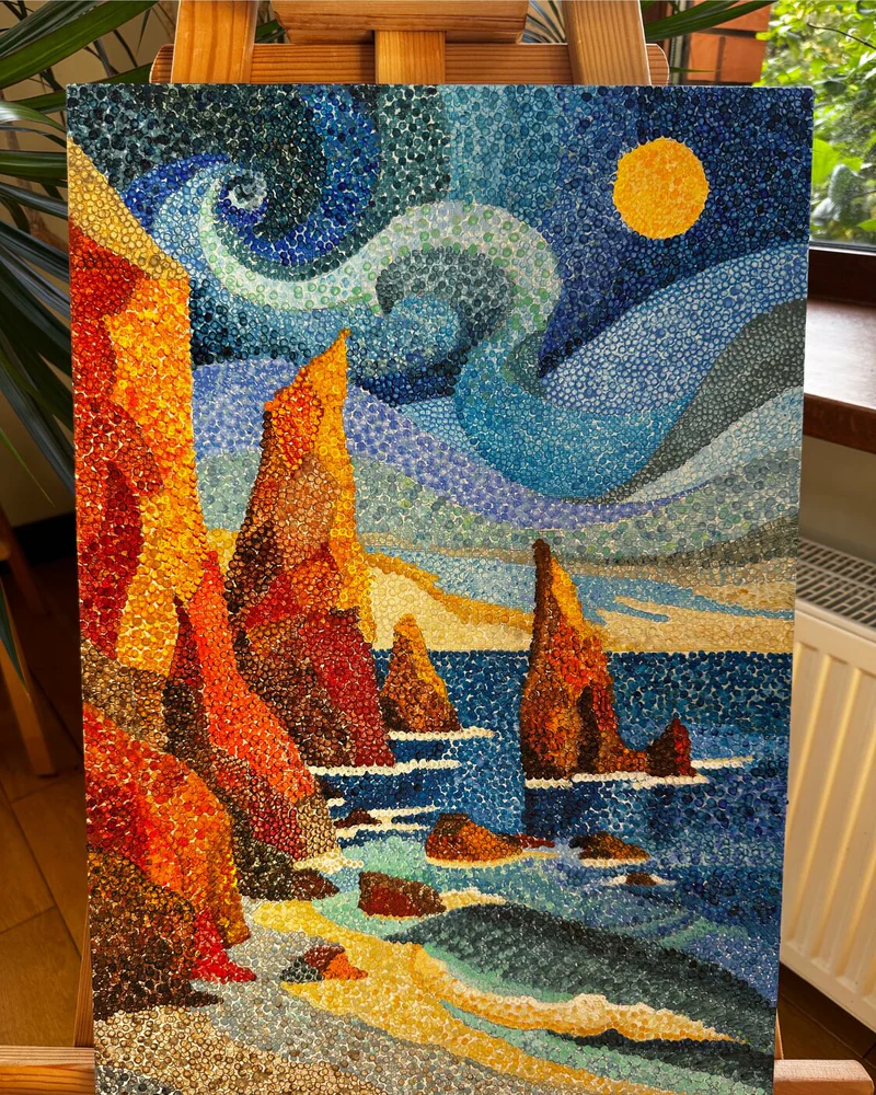 Картина маслом Морской пейзаж 40×60 см — Оригинал
