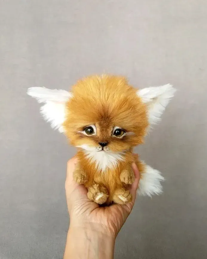 Лисёнок тедди Люкс, рыжий