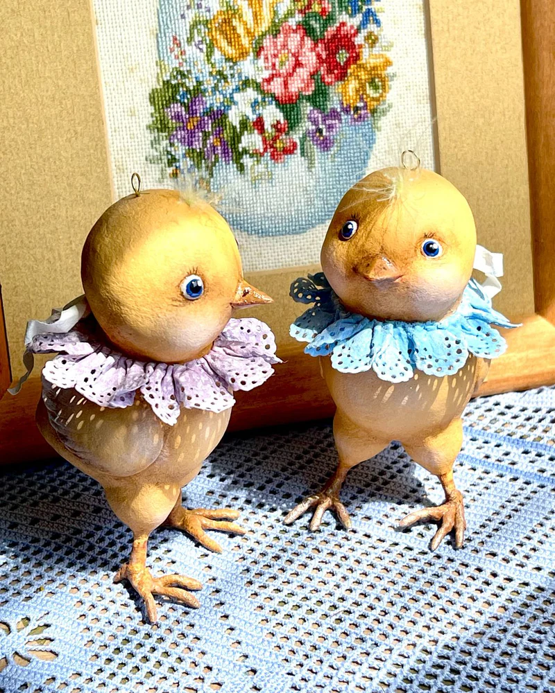 Цыплята Ватная игрушка