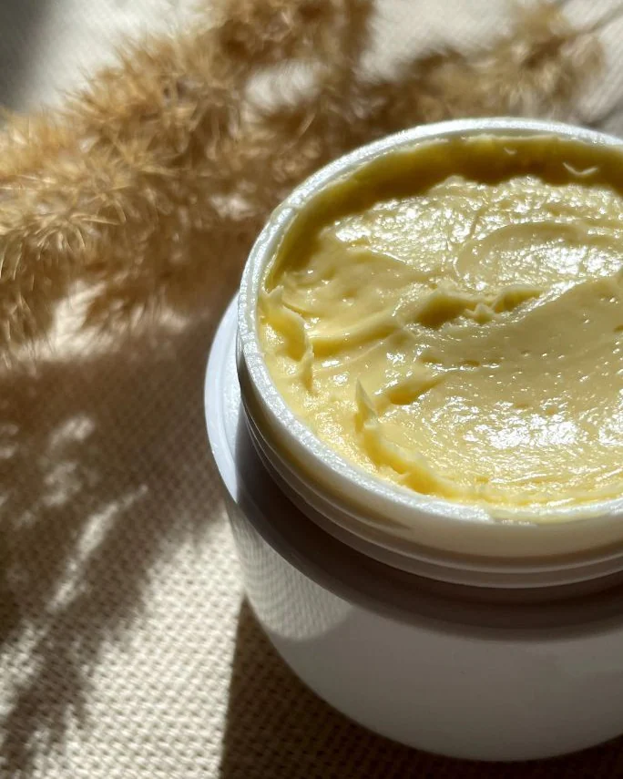 Крем для рук, ног, пяточек ланолиновый для сухой кожи желтый