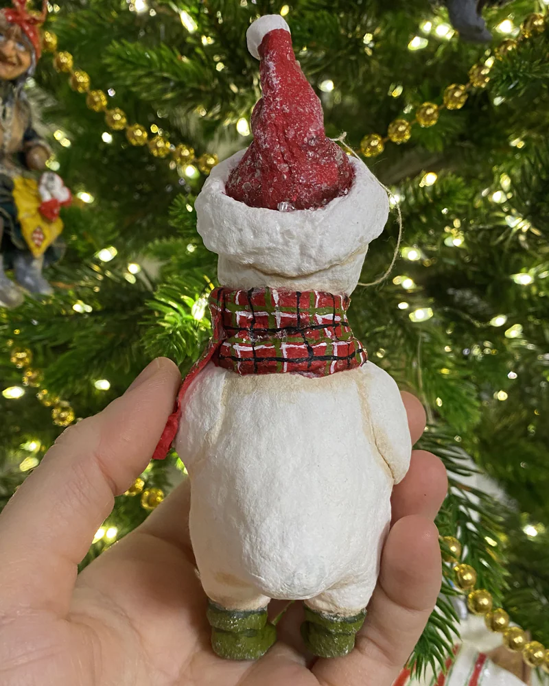 Ёлочная игрушка «Гусь в колпаке»