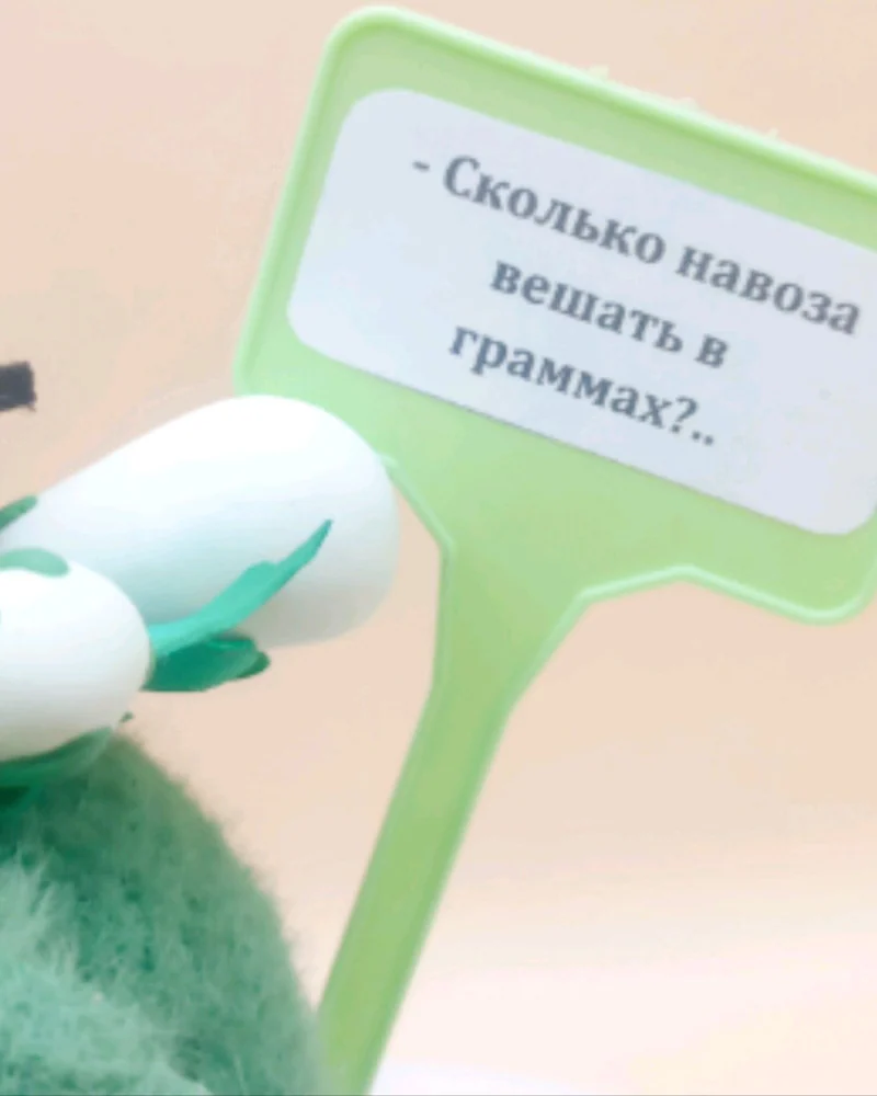 Вязаная игрушка Мозг сада