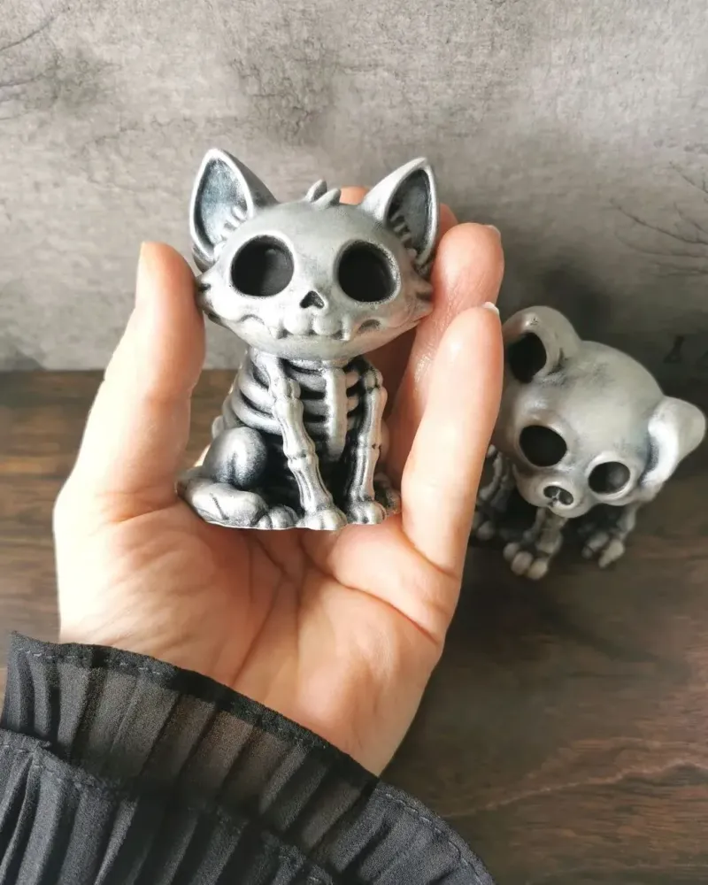 Котик и собачка, фигурки к Хэллоуину
