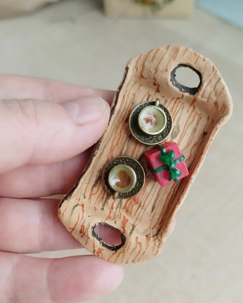 Серый Котик игрушка из шерсти, фигурка кота