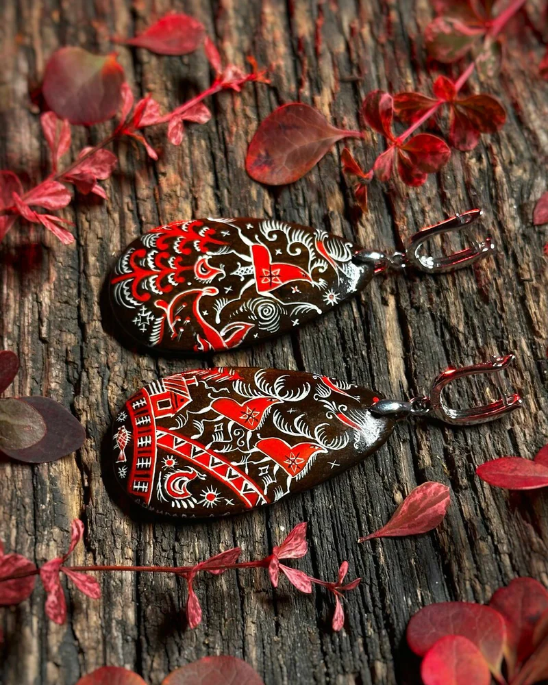 Серьги « Северная сказка»