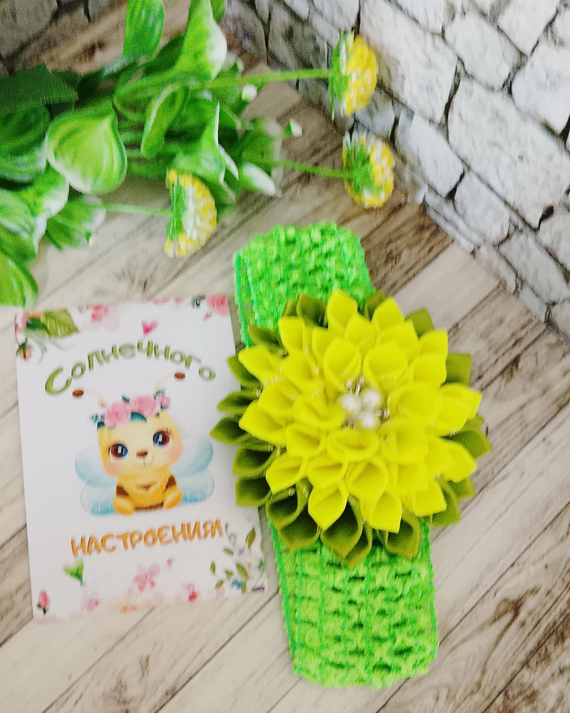 Повязочки на голову для малышек