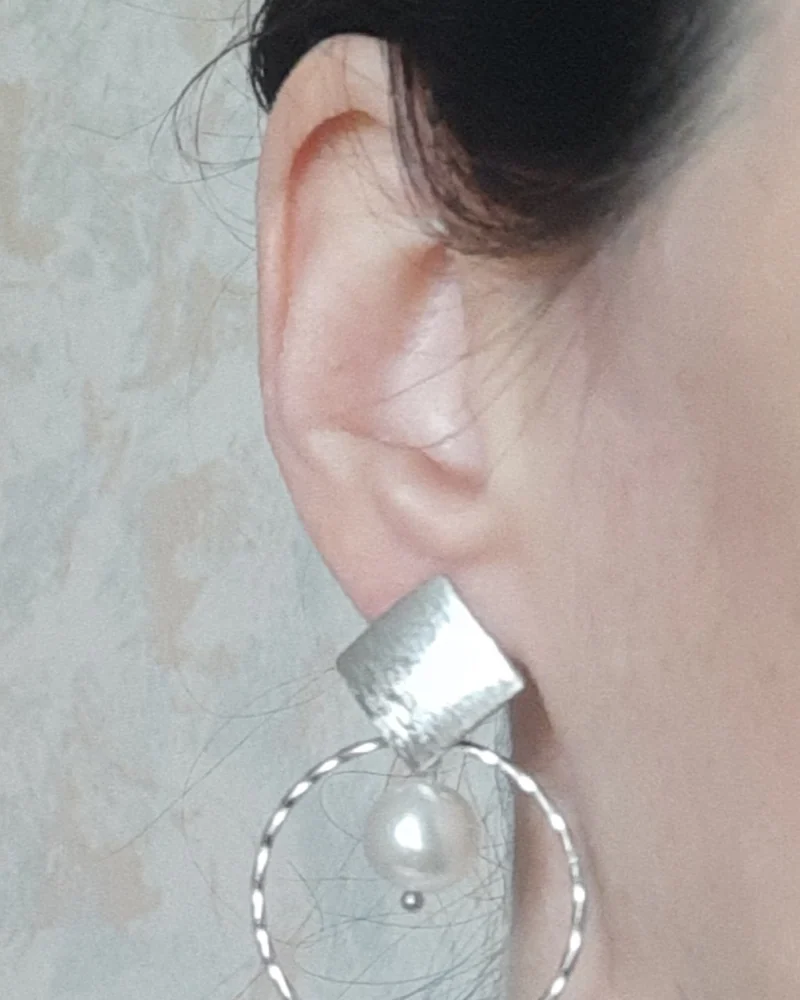 Серьги с жемчугом