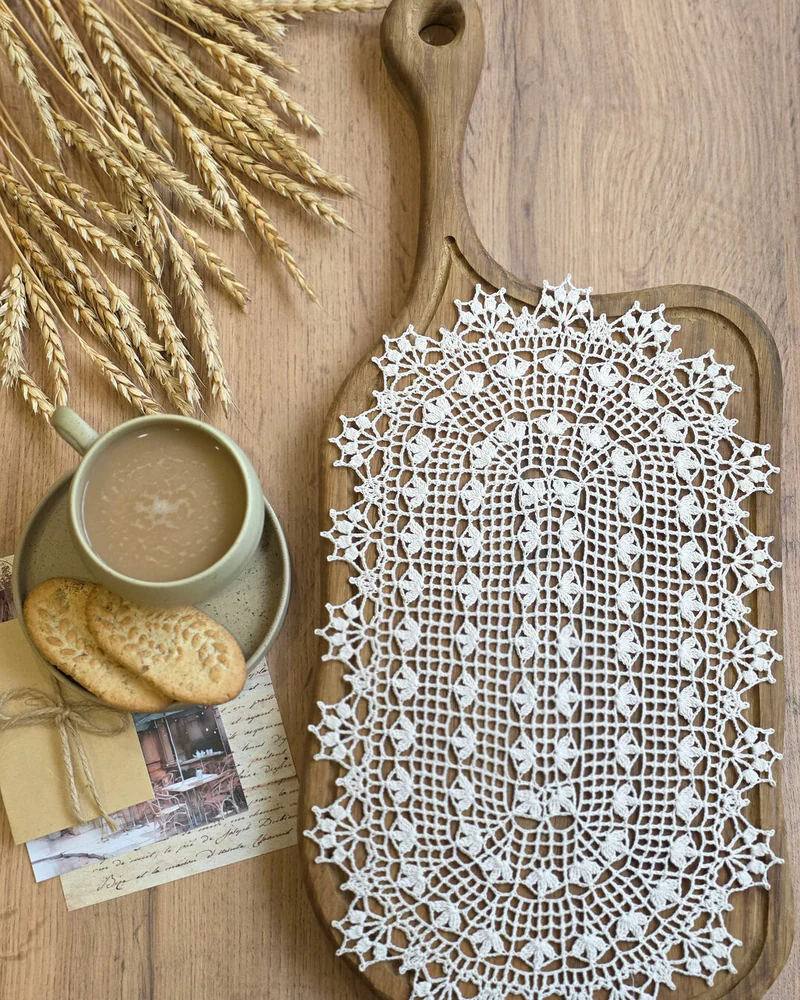 Овальная салфетка на стол
