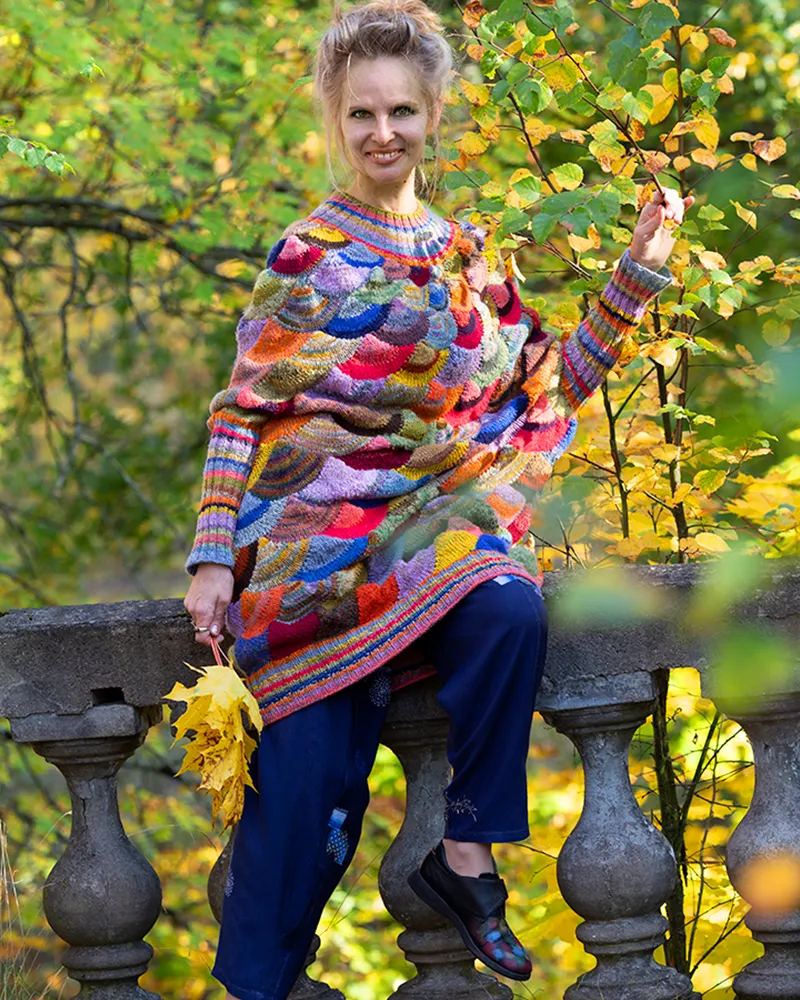 Платье-кокон "Мозаика".
